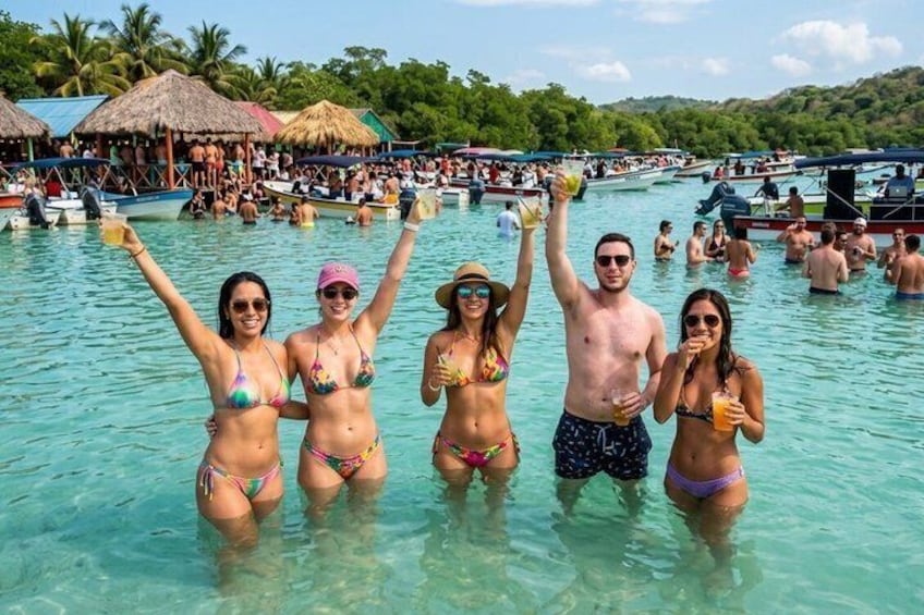 Cartagena Rosario Islands Boat Tour I’m baru cholon end party 1