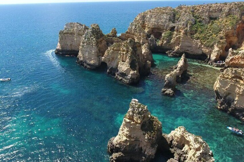 Tour to inside the Caves /Grottos the Ponta da Piedade -Lagos 1
