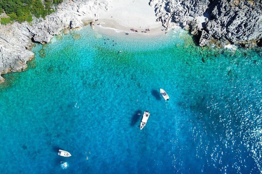 Private Boat Tour: Grama Bay and +15 Beaches of Himarë, Albania 3