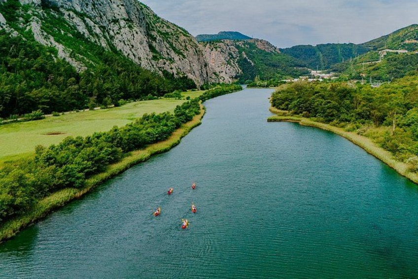 Morning Kayak Experience in Cetina Canyon Beginner Friendly 3