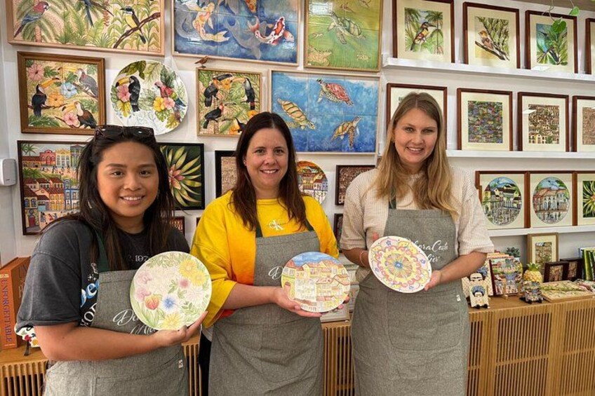 Ceramic Painting Workshop in Portugal 2