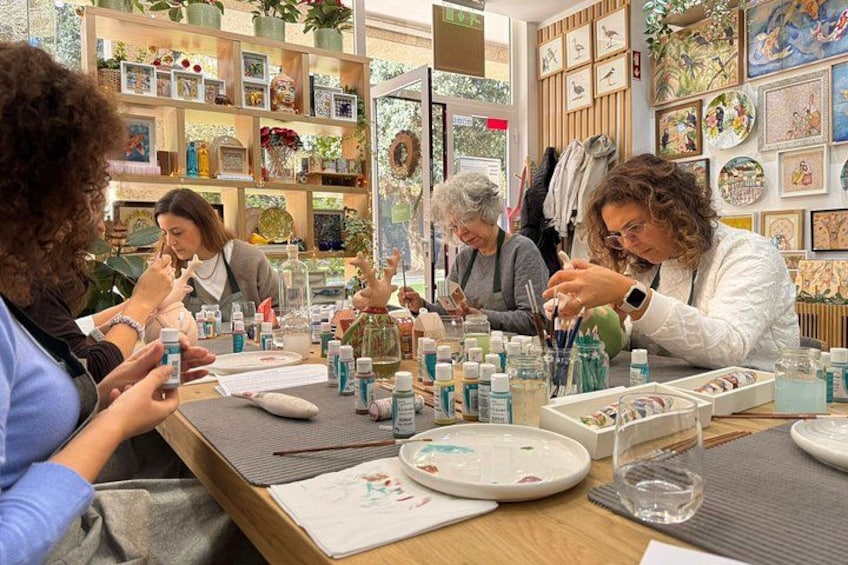 Ceramic Painting Workshop in Portugal 4