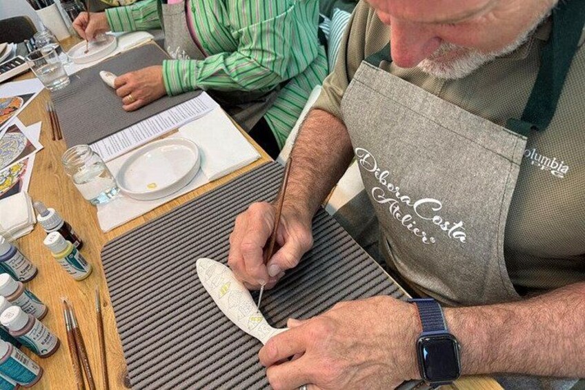 Ceramic Painting Workshop in Portugal 2