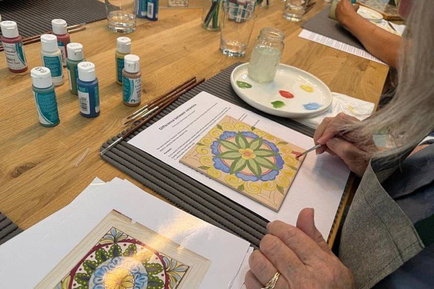 Ceramic Painting Workshop in Portugal 2