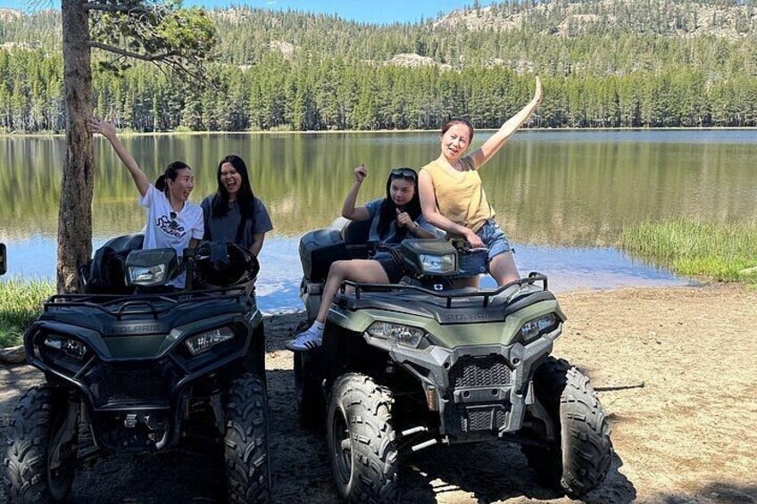 Lake Tahoe ATV Tour to a Hidden Alpine Lake on a 2 seater ATV 3