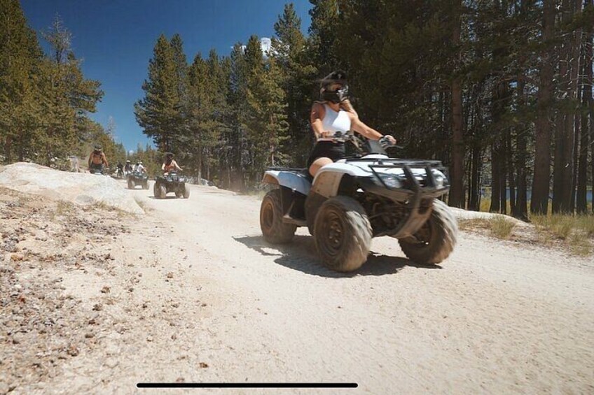 Lake Tahoe ATV Tour to a Hidden Alpine Lake on a 2 seater ATV 2