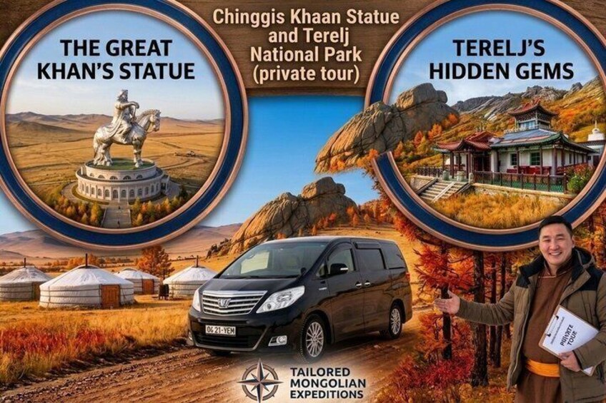 Chinggis Khaan Statue and Terelj National Park (Private Tour) 3