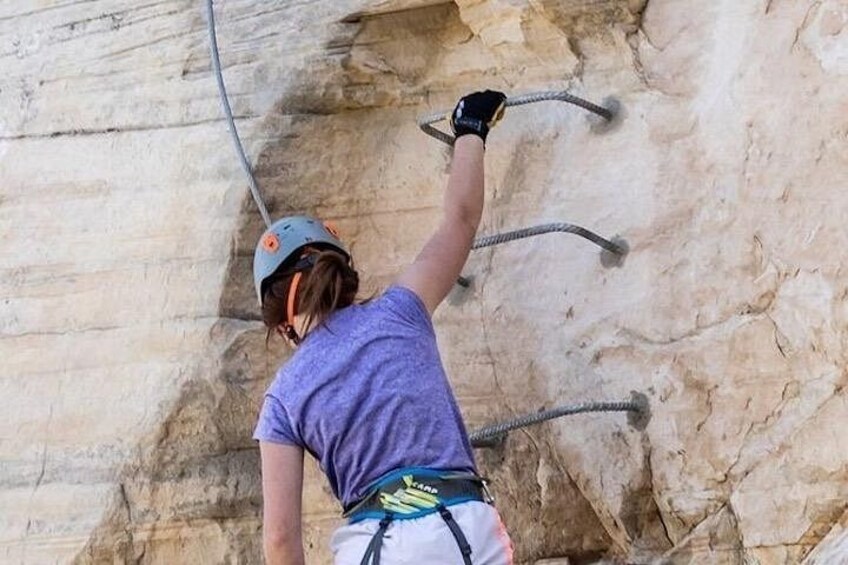 East Zion Via Ferrata & Rappelling Experience (1 Hr) 5