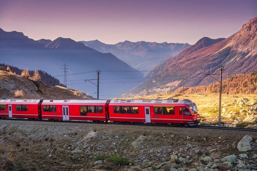 Swiss Alps by Train: Bernina & St. Moritz from Milan 1