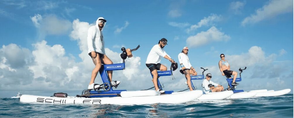 Picture 2 for Activity Santorini: Premium 1-Hour Water Bike Rental 3