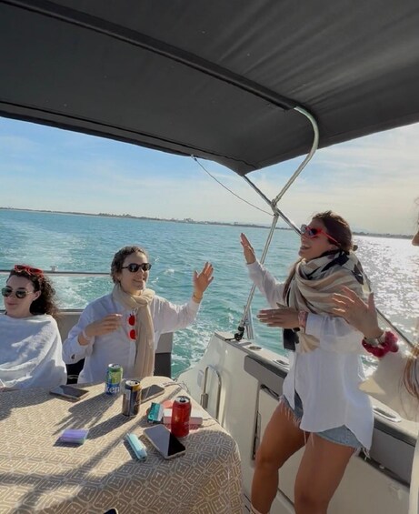 Picture 3 for Activity Valencia: Private Motorboat Cruise with Drinks ☀️ 5
