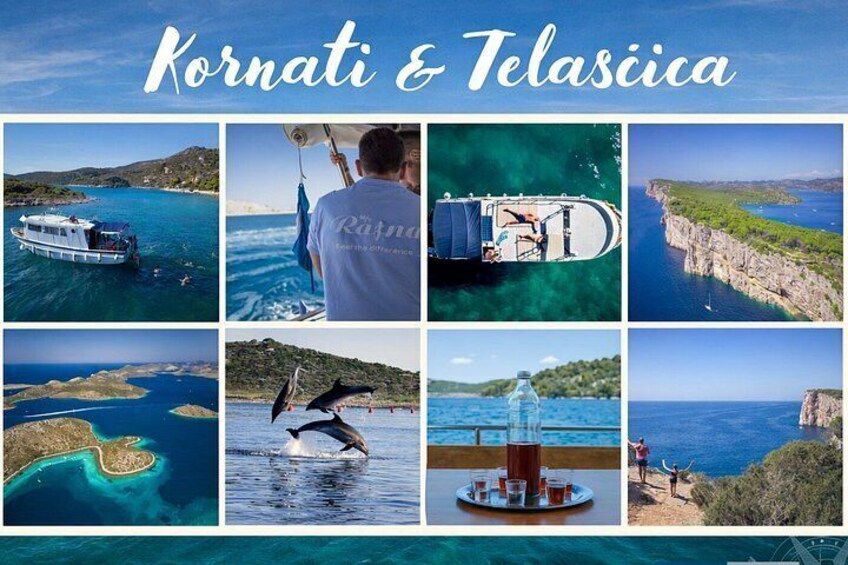 National Park Kornati & Telascica Nature Park for 15 people max 3