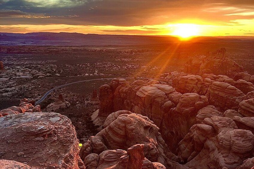 Sunset over the Garden of Eden. 3