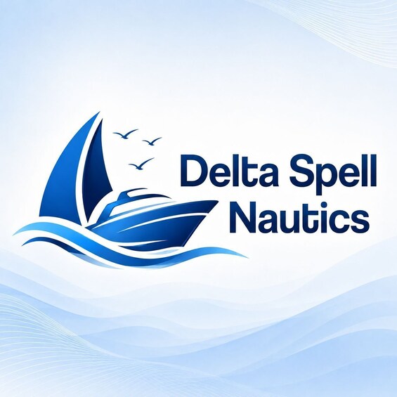 A logo with a sailboat and the text 'Delta Spell Nautics'. 4