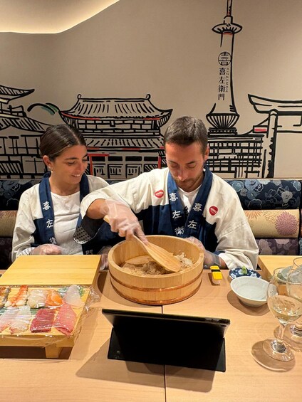 Picture 140 for Activity Kyoto: Sushi Making Class at Sushi Restaurant Before Open 2