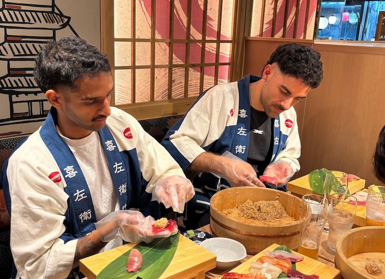 Picture 108 for Activity Kyoto: Sushi Making Class at Sushi Restaurant Before Open 5
