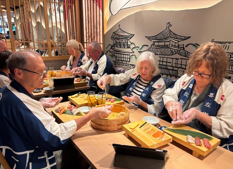 Picture 425 for Activity Kyoto: Sushi Making Class at Sushi Restaurant Before Open 2