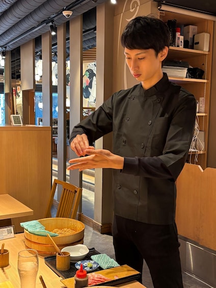 Picture 105 for Activity Kyoto: Sushi Making Class at Sushi Restaurant Before Open 5