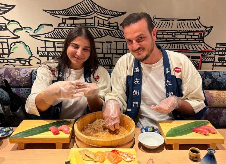 Picture 369 for Activity Kyoto: Sushi Making Class at Sushi Restaurant Before Open 3