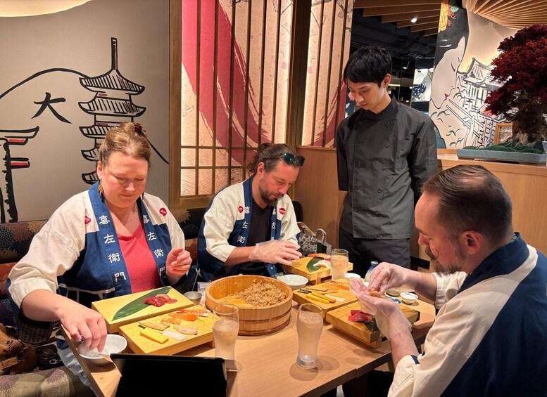 Picture 421 for Activity Kyoto: Sushi Making Class at Sushi Restaurant Before Open 3