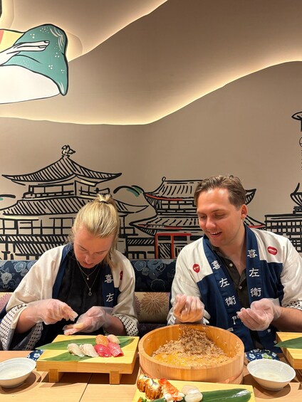 Picture 329 for Activity Kyoto: Sushi Making Class at Sushi Restaurant Before Open 4