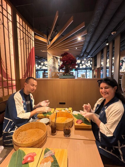 Picture 150 for Activity Kyoto: Sushi Making Class at Sushi Restaurant Before Open 2