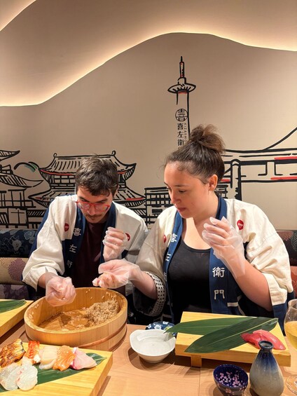 Picture 281 for Activity Kyoto: Sushi Making Class at Sushi Restaurant Before Open 5