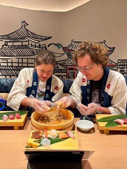 Picture 304 for Activity Kyoto: Sushi Making Class at Sushi Restaurant Before Open 2