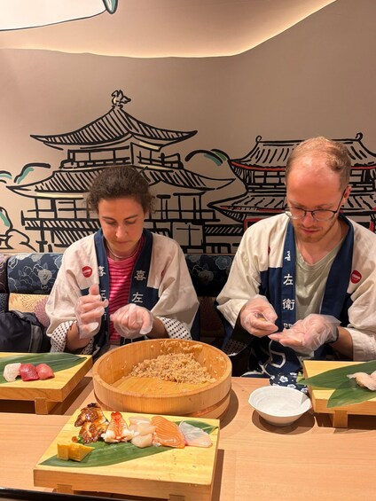 Picture 249 for Activity Kyoto: Sushi Making Class at Sushi Restaurant Before Open 4