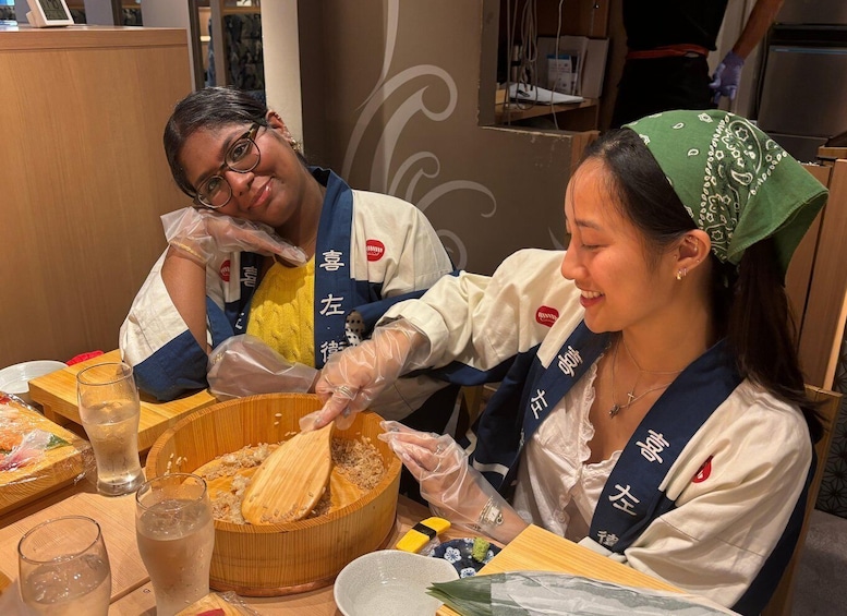 Picture 104 for Activity Kyoto: Sushi Making Class at Sushi Restaurant Before Open 4