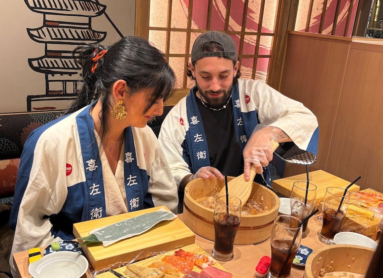 Picture 424 for Activity Kyoto: Sushi Making Class at Sushi Restaurant Before Open 5