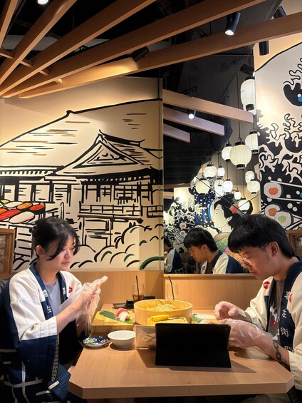 Picture 458 for Activity Kyoto: Sushi Making Class at Sushi Restaurant Before Opening 4