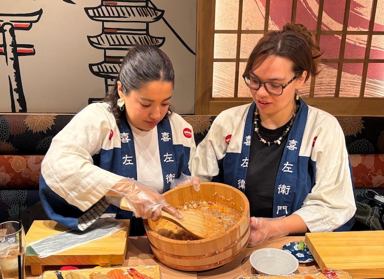 Picture 428 for Activity Kyoto: Sushi Making Class at Sushi Restaurant Before Open 3