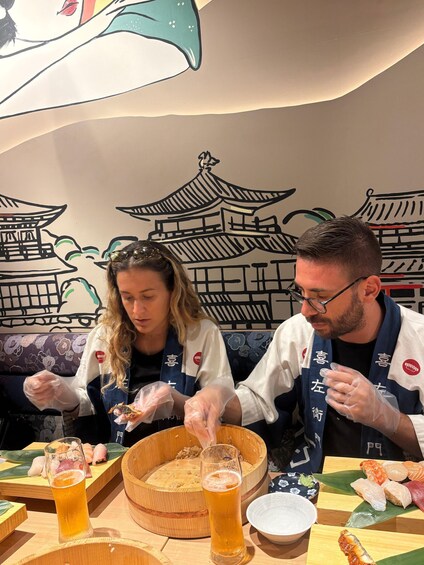 Picture 237 for Activity Kyoto: Sushi Making Class at Sushi Restaurant Before Open 2