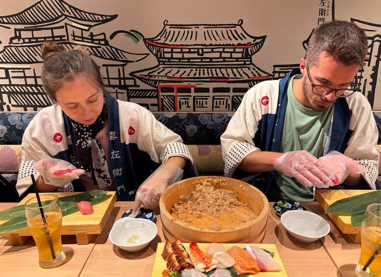 Picture 218 for Activity Kyoto: Sushi Making Class at Sushi Restaurant Before Open 5
