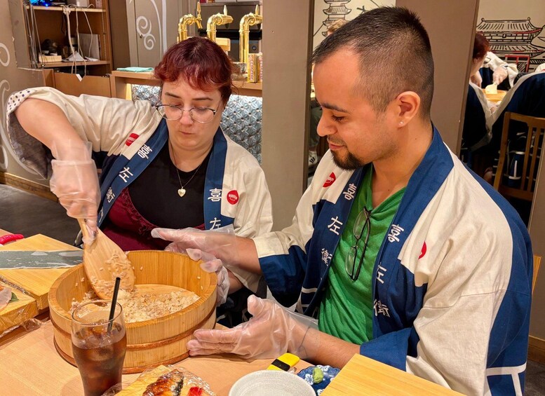 Picture 305 for Activity Kyoto: Sushi Making Class at Sushi Restaurant Before Open 4