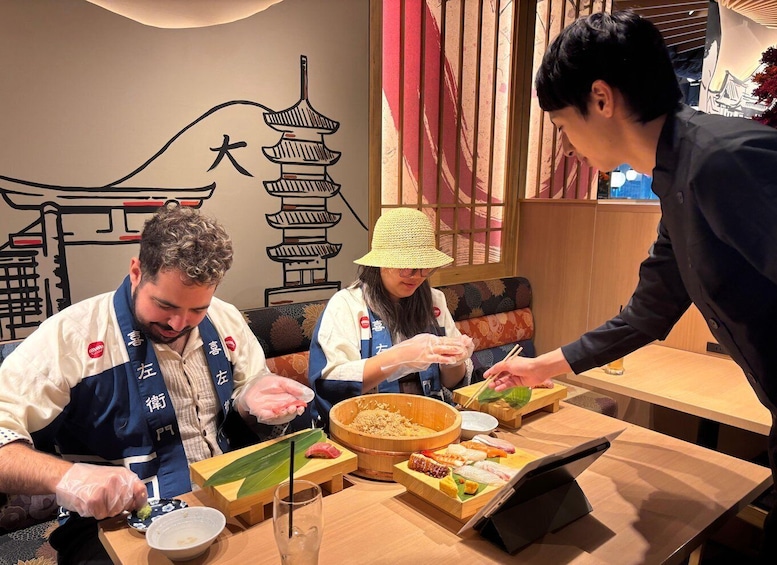 Picture 103 for Activity Kyoto: Sushi Making Class at Sushi Restaurant Before Open 3
