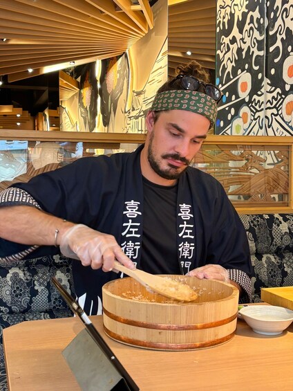 Picture 173 for Activity Kyoto: Sushi Making Class at Sushi Restaurant Before Open 3