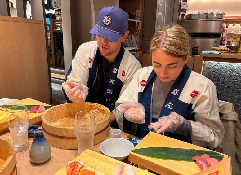 Picture 462 for Activity Kyoto: Sushi Making Class at Sushi Restaurant Before Opening 2