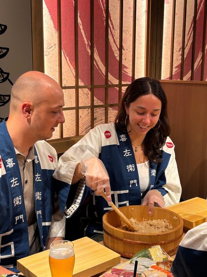 Picture 100 for Activity Kyoto: Sushi Making Class at Sushi Restaurant Before Open 4