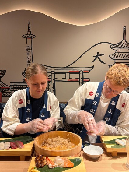 Picture 297 for Activity Kyoto: Sushi Making Class at Sushi Restaurant Before Open 3
