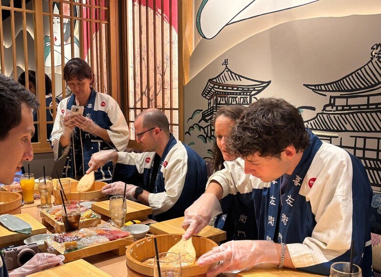 Picture 288 for Activity Kyoto: Sushi Making Class at Sushi Restaurant Before Open 4