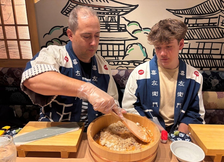 Picture 105 for Activity Kyoto: Sushi Making Class at Sushi Restaurant Before Open 4