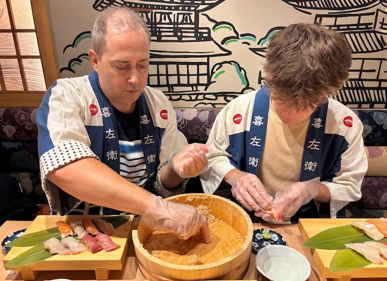 Picture 102 for Activity Kyoto: Sushi Making Class at Sushi Restaurant Before Open 2