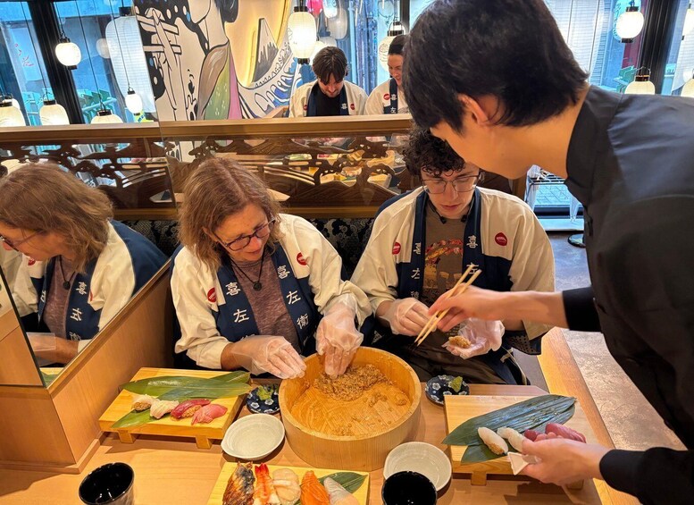 Picture 102 for Activity Kyoto: Sushi Making Class at Sushi Restaurant Before Open 5