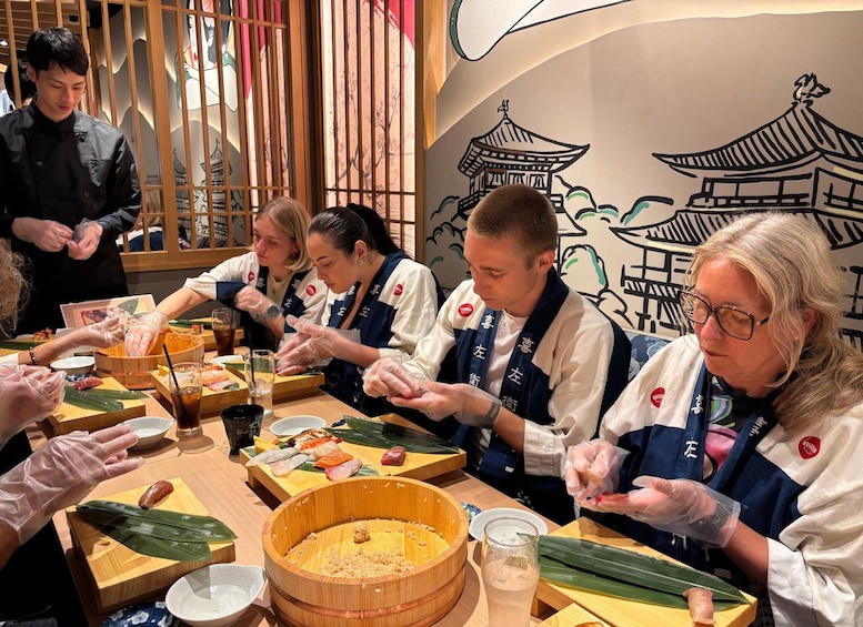 Picture 336 for Activity Kyoto: Sushi Making Class at Sushi Restaurant Before Open 3
