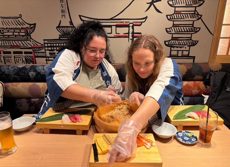 Picture 374 for Activity Kyoto: Sushi Making Class at Sushi Restaurant Before Open 3
