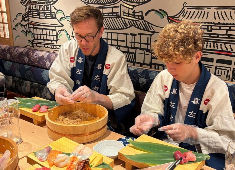 Picture 146 for Activity Kyoto: Sushi Making Class at Sushi Restaurant Before Open 2