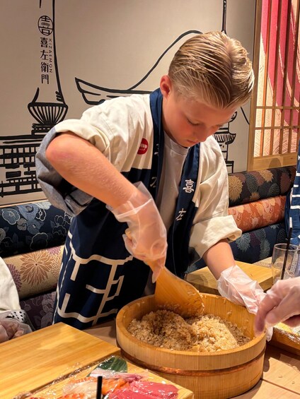 Picture 142 for Activity Kyoto: Sushi Making Class at Sushi Restaurant Before Open 5
