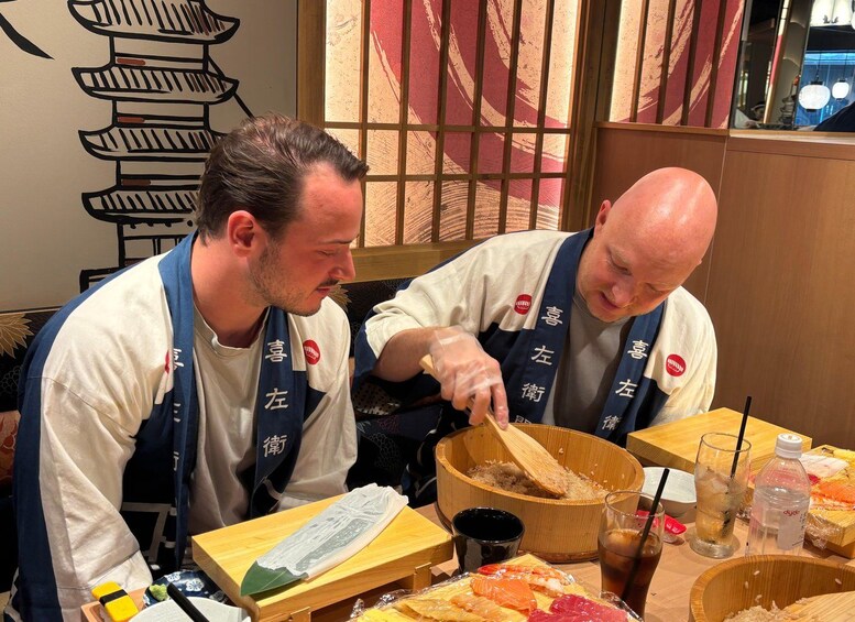 Picture 361 for Activity Kyoto: Sushi Making Class at Sushi Restaurant Before Open 4